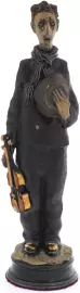 Статуэтка фарфоровая "Еврей грустный скрипач"