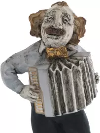 Статуэтка фарфоровая "Еврей гармонист"