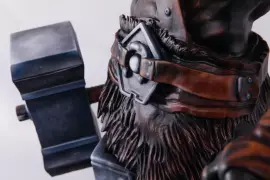 Statuette made of beech "Orc"