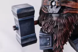 Statuette made of beech "Orc"