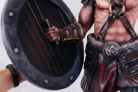 Статуэтка из бука "Викинг"