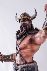A statuette made of beech "Viking"