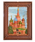 Beech panel "St. Basil's Cathedral"