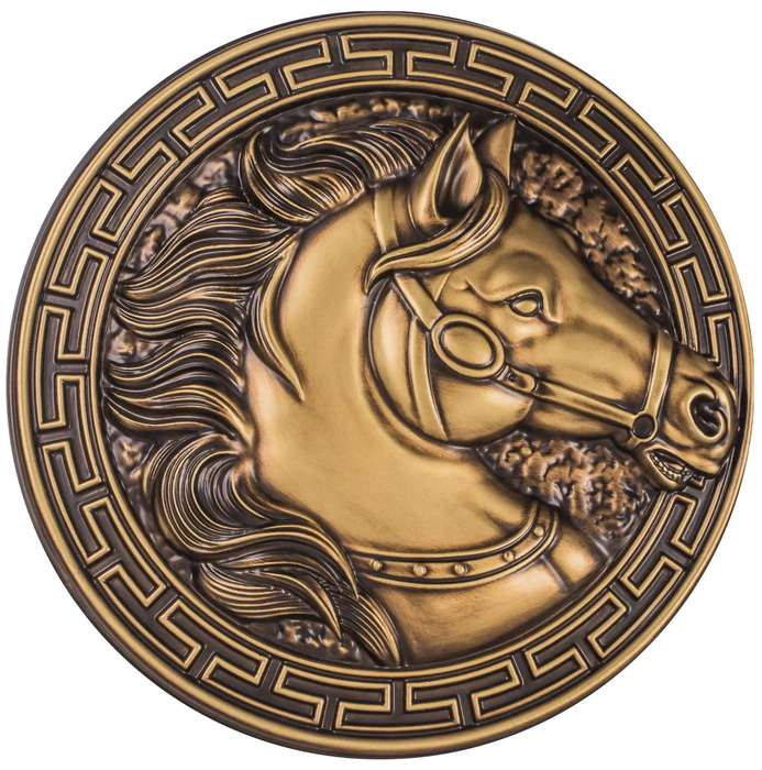 Beech panel "Horse in a circle"