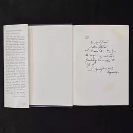 Yusuf Karsh book "In search of greatness" with handwritten wish and autograph