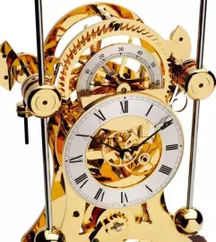 Comitti The Navigator table clock (gold)