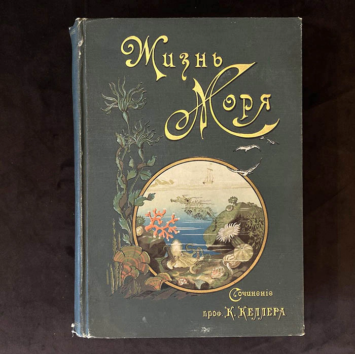 The book "The life of the sea. The flora and fauna of the sea, its life and relationships". K. Keller, St. Petersburg, 1905