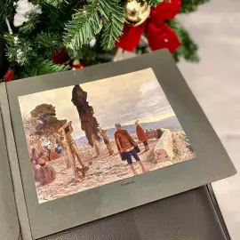 Книга «Из жизни Христа» Поленов В.Д.. Позолотная мастерская А. Грабье, 1909 г.