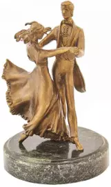 Статуэтка бронзовая "Бальные танцы"