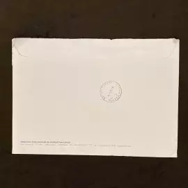 Поздравительное письмо от FIFA с факсимиле автографов Йозефа Блаттера и Жерома Вальке, адресованное Алексею Парамонову