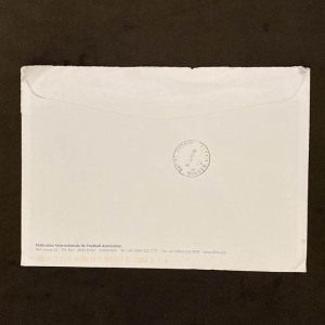 Congratulatory letter from FIFA with facsimile autographs of Joseph Blatter and Jerome Valcke, addressed to Alexey Paramonov