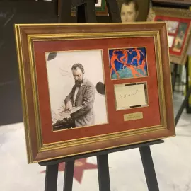 Автограф Анри Матисса