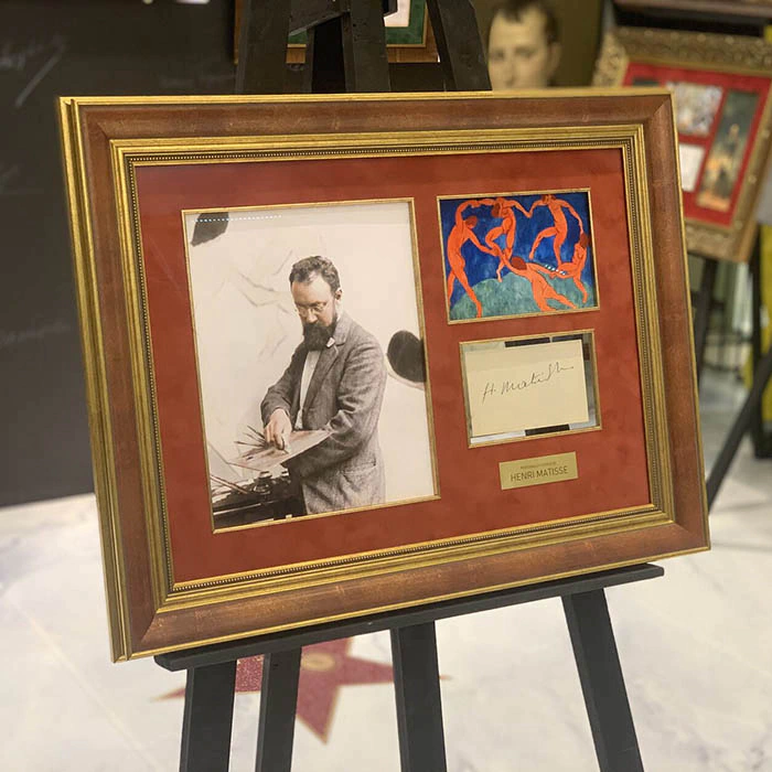 Autograph by Henri Matisse