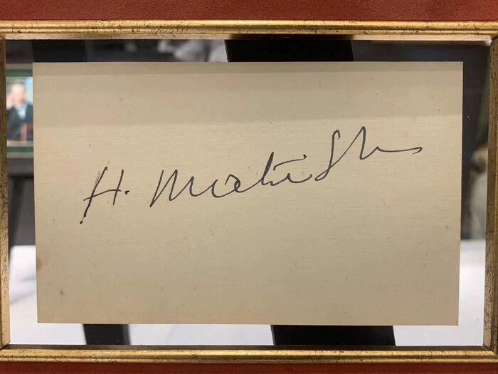 Autograph by Henri Matisse