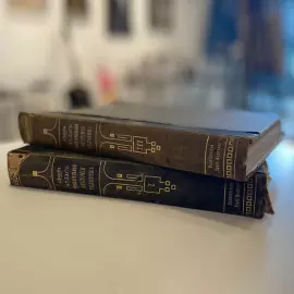 The book "Sobotta J. Atlas of descriptive human Anatomy" signed by Alexander Kuprin in 1912.