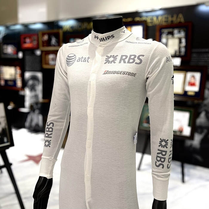 Nico Rosberg's body suit