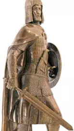 Скульптура бронзовая "Русский князь"