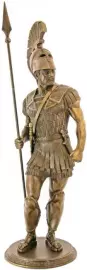 Скульптура бронзовая "Спартанский воин"