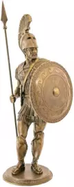 Скульптура бронзовая "Спартанский воин"