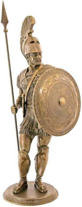 Bronze sculpture "Spartan Warrior"