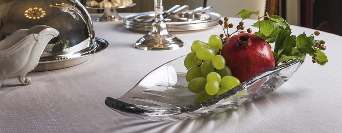 Vase for table setting made of crystal "Autumn"