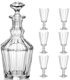 Maltsovsky crystal vodka set for 6 people