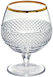 A set for strong drinks made of Peterhof crystal for 2 persons