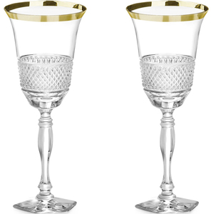 Set of Peterhof crystal glasses