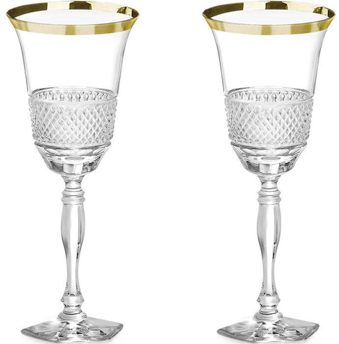 Set of Peterhof crystal glasses