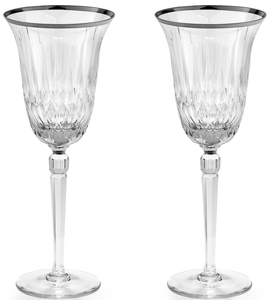A set of Barcelona crystal wine glasses