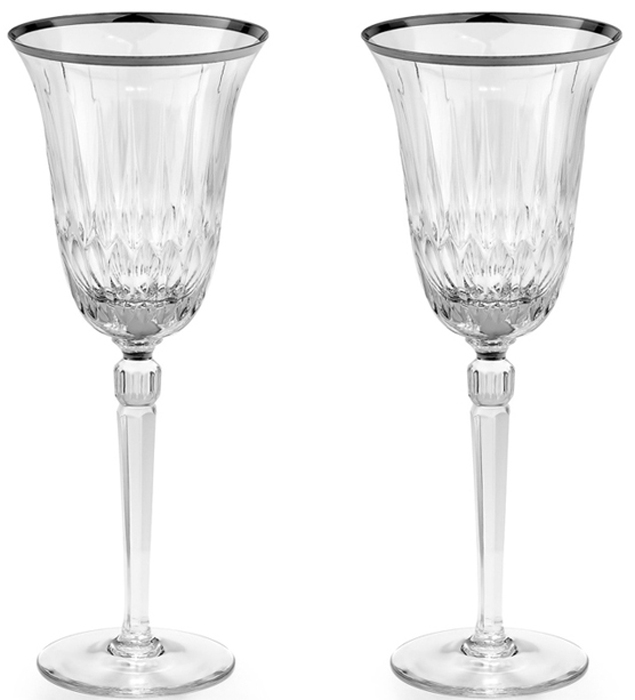 A set of Barcelona crystal wine glasses