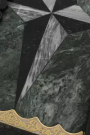 Нарды из мрамора и змеевика "Звезда" Златоуст