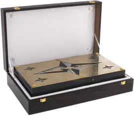 Нарды из мрамора и змеевика "Звезда" Златоуст