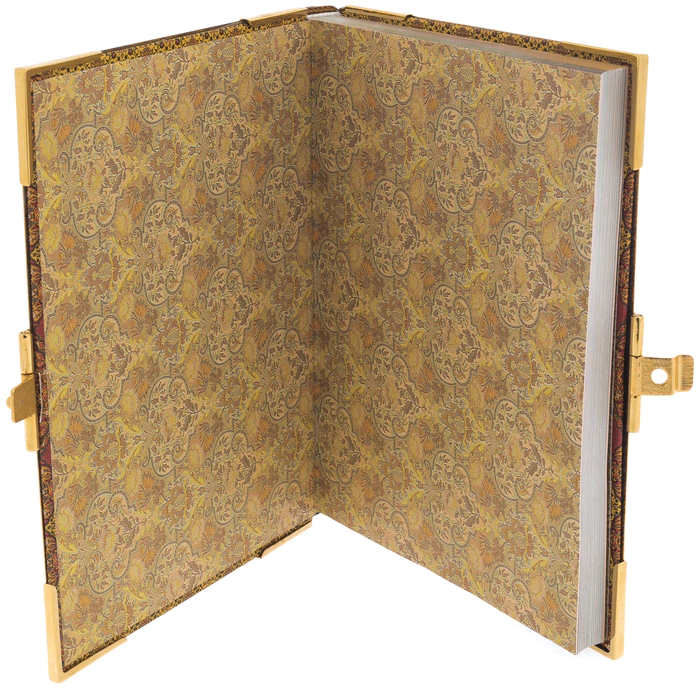 Gift book in the "Omar Khayyam" salary with enamels, turquoise, and cubic zirconia