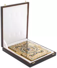 Подарочная книга в окладе "Омар Хайям" с эмалями, бирюзой, и фианитами