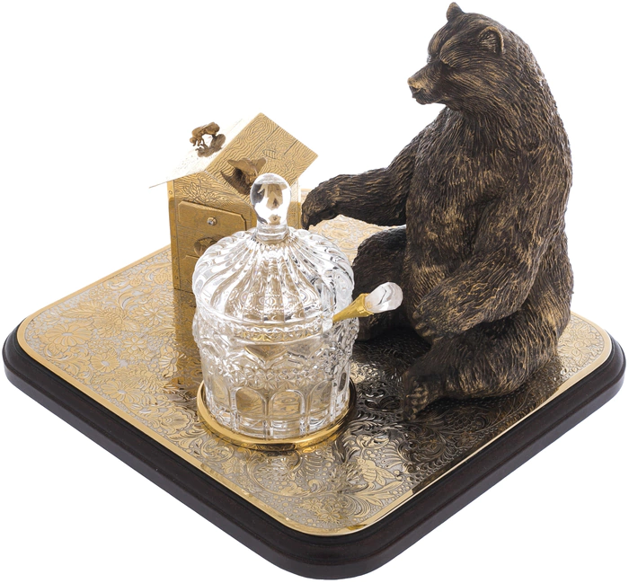 Honey bowl "Honey lover" Zlatoust