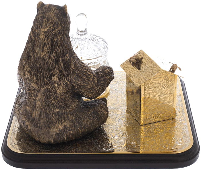 Honey bowl "Honey lover" Zlatoust