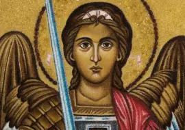 Amber icon "Archangel Michael"