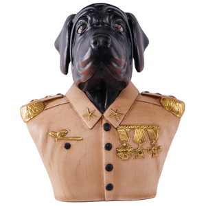 Bust of beech "Dog"