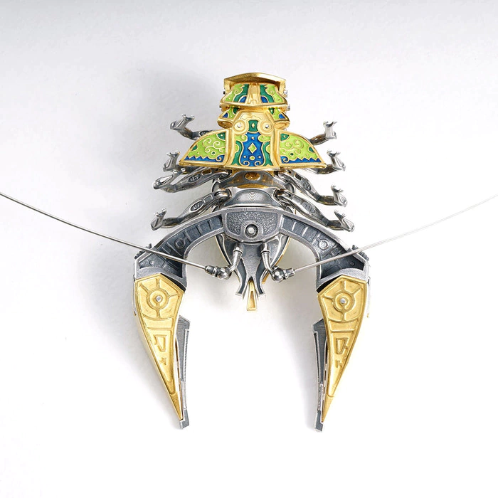 Souvenir made of silver - zodiac sign "Cancer"