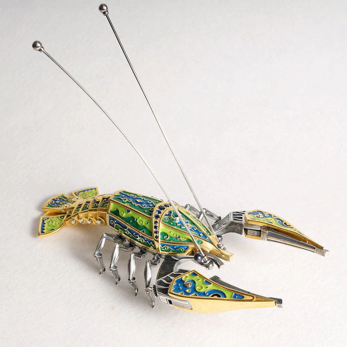 Souvenir made of silver - zodiac sign "Cancer"