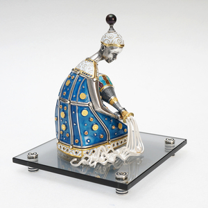 Souvenir made of silver - zodiac sign "Aquarius"