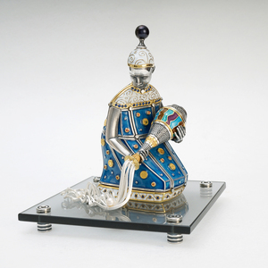 Souvenir made of silver - zodiac sign "Aquarius"