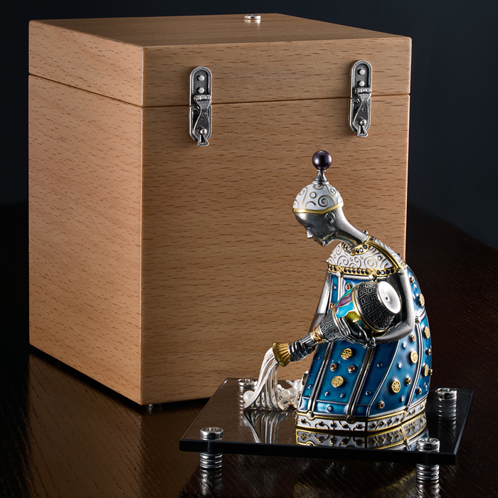 Souvenir made of silver - zodiac sign "Aquarius"