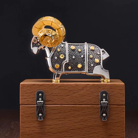 Souvenir made of silver - zodiac sign "Aries"