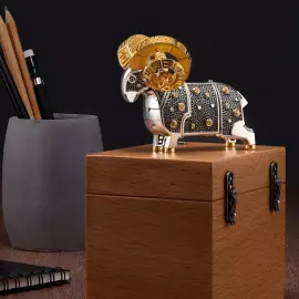 Сувенир из серебра "Знак зодиака - Овен"