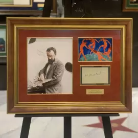 Автограф Анри Матисса