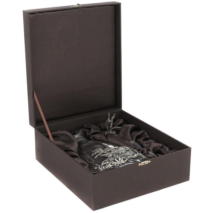 Хрустальный водочный набор "Царские трофеи" на 2 персоны