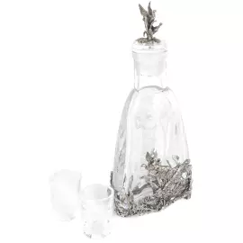 Хрустальный водочный набор "Царские трофеи" на 2 персоны