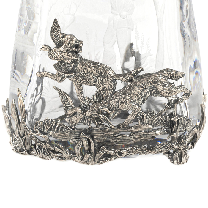 Хрустальный водочный набор "Царские трофеи" на 2 персоны